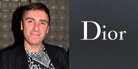 dior designer raf|dior creative director.